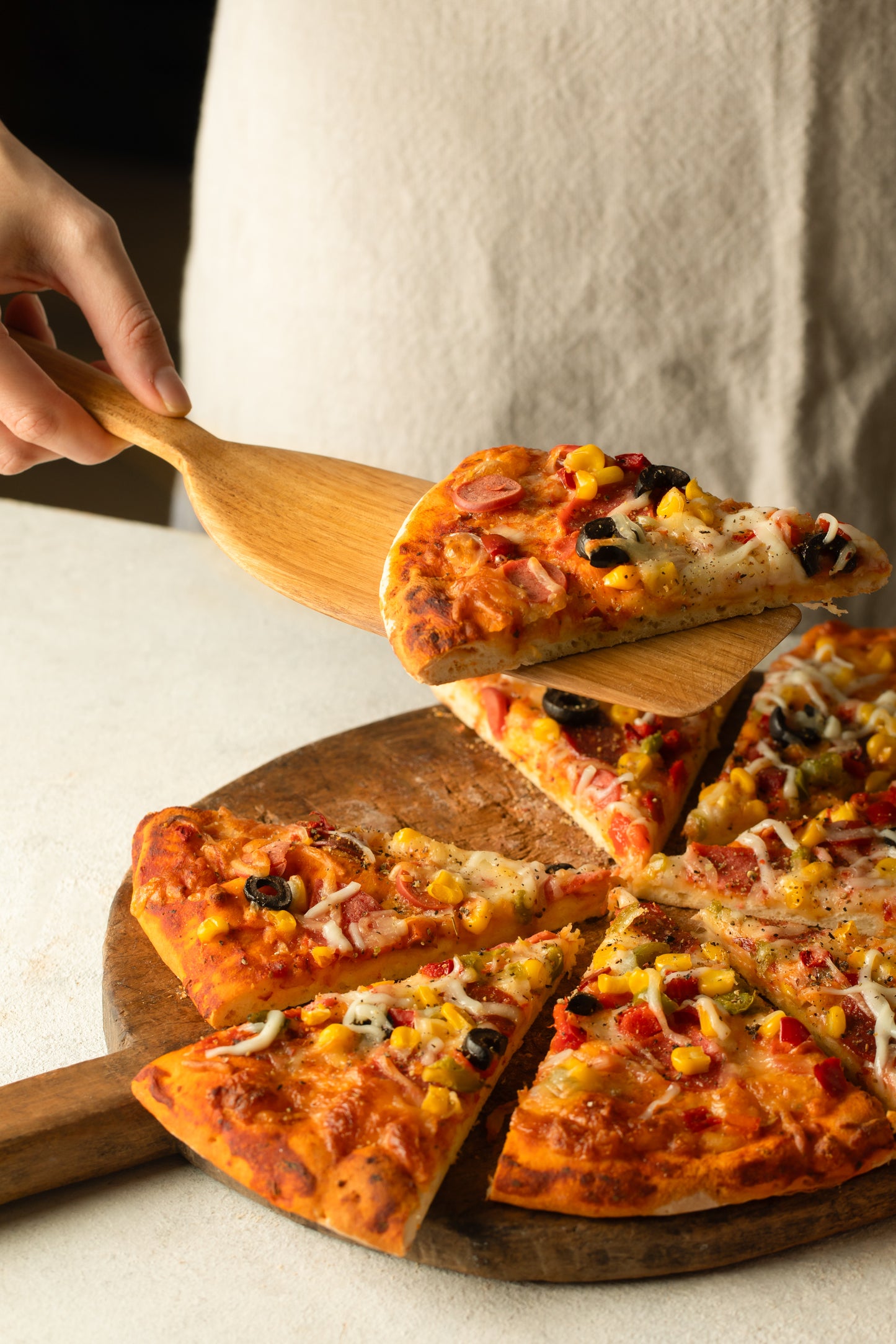 Demy Craft Bislaç Spatula Ceviz Ağacı El Yapımı 30 cm.
