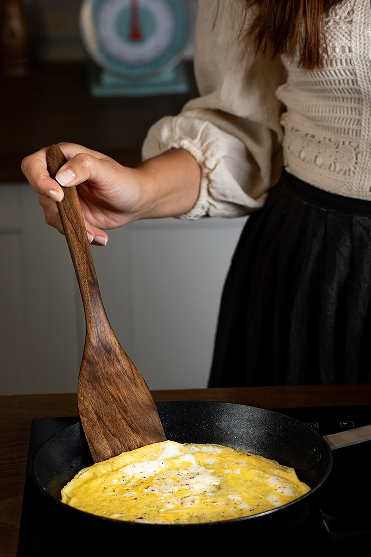Ceviz Ağacı 3 Parça Spatula Seti 30 cm.