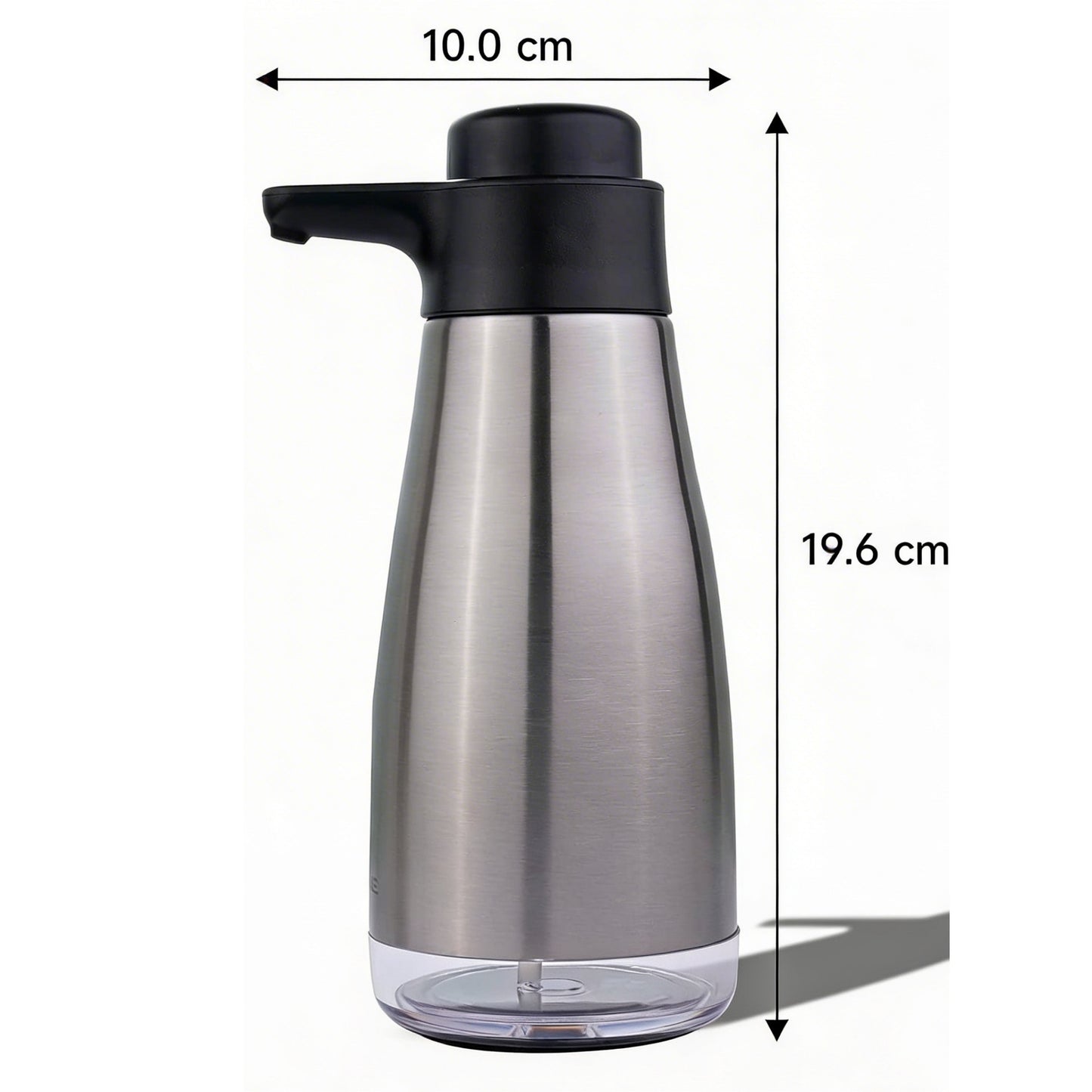 Demy Haus SenseTouch Paslanmaz Çelik Sıvı Sabunluk Gri