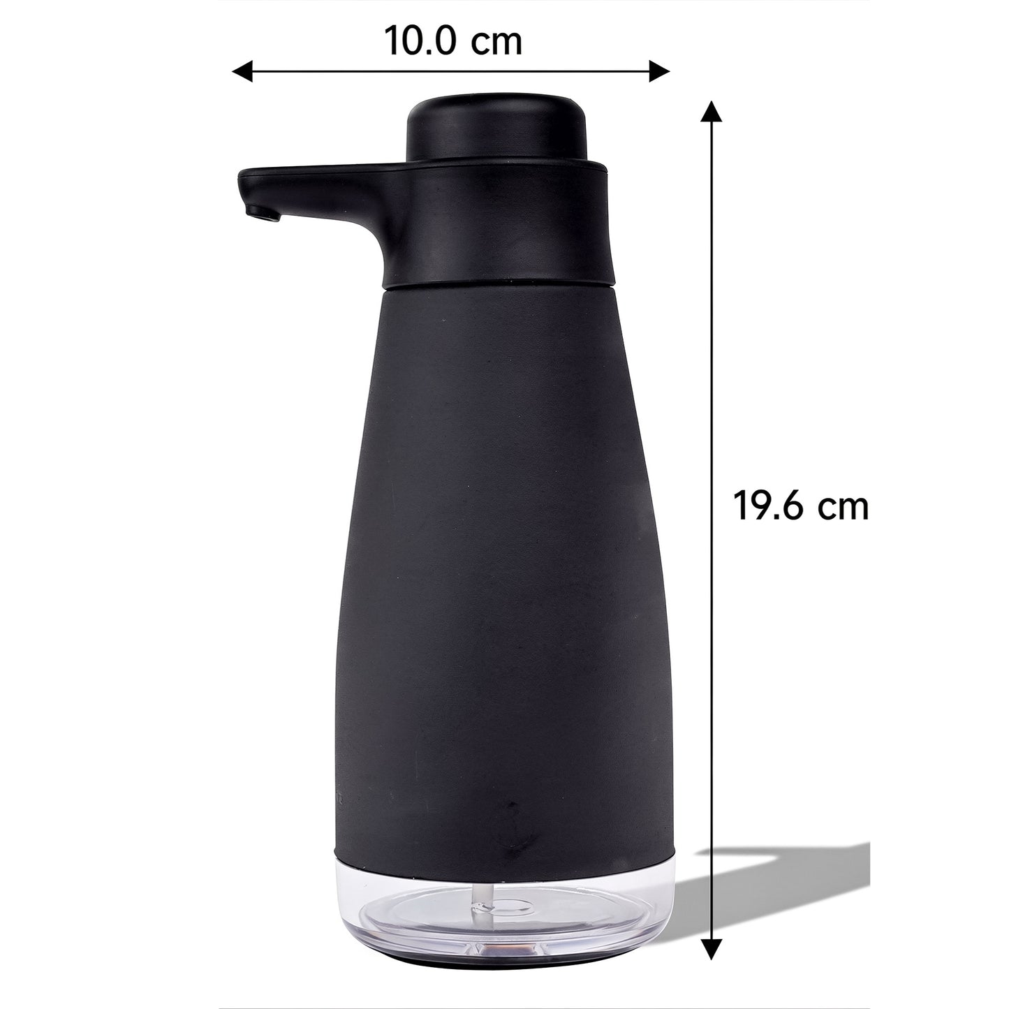 Demy Haus SenseTouch Paslanmaz Çelik Sıvı Sabunluk Siyah