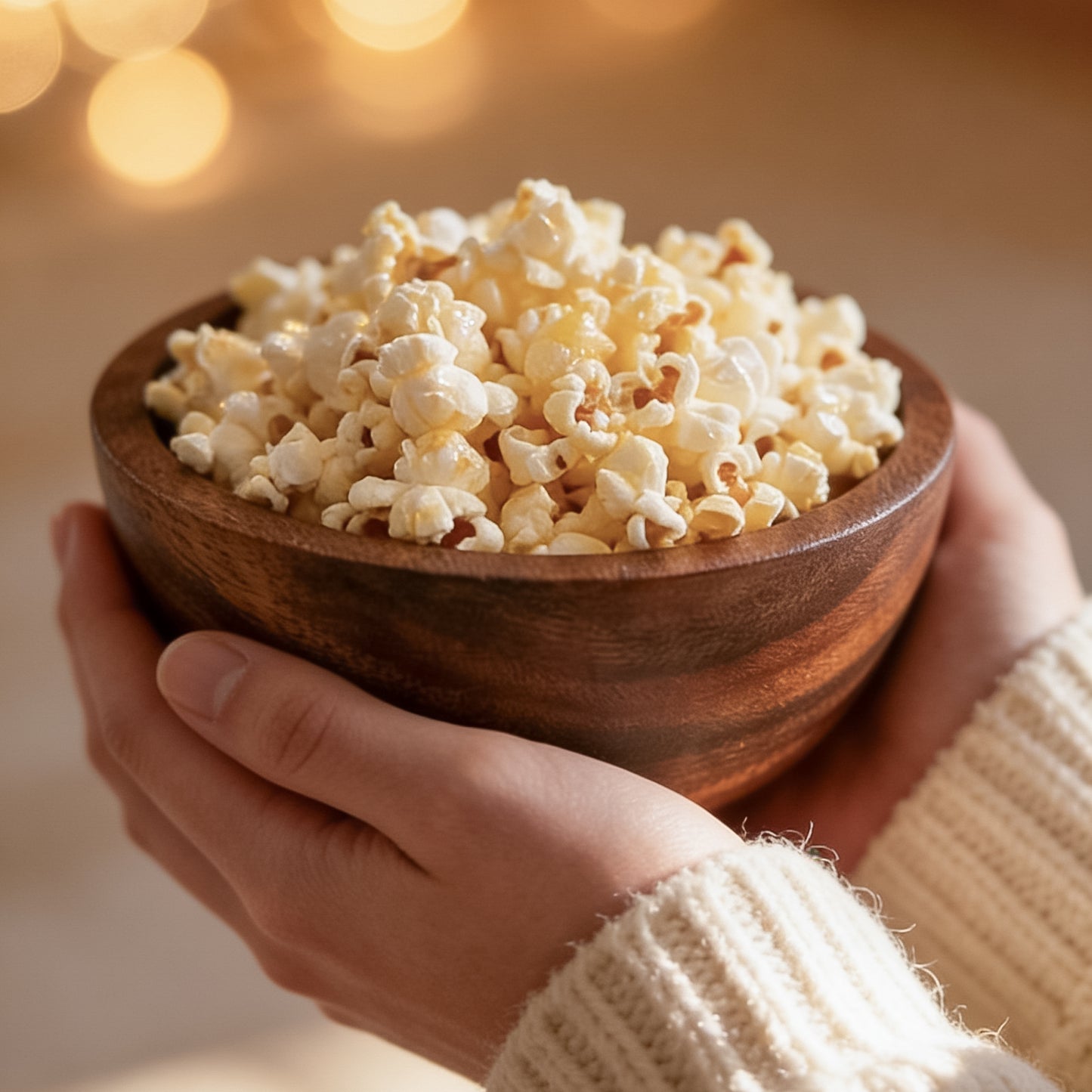Demy Craft Soren 4'lü Akasya Ahşap Salata Kasesi Çerezlik Seti El Yapımı Eşsiz Doğal Desen