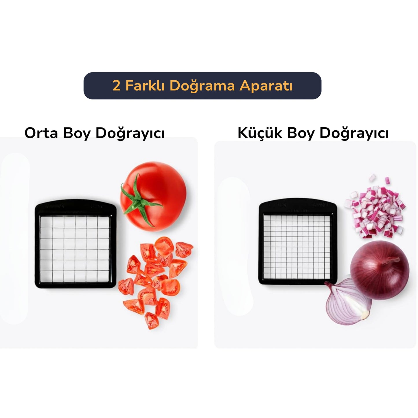 Demy Haus Snapcut Paslanmaz Çelik Hazneli Sebze Meyve Doğrayıcı